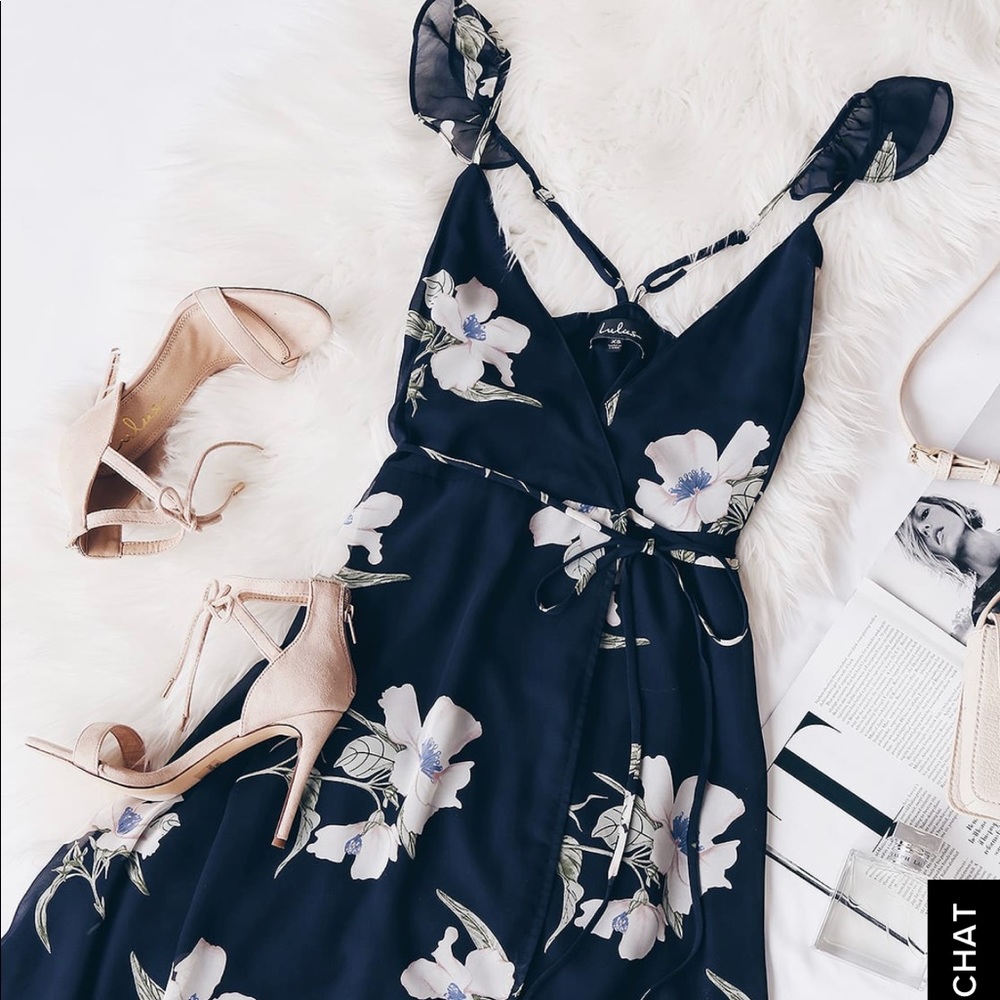 Lulu’s floral maxi dress